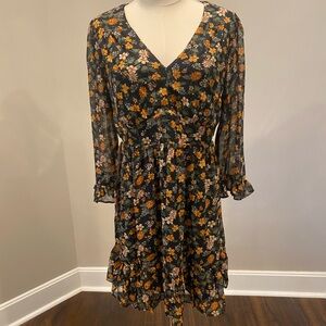 Altar’d State black/multi Women’s dress, above knee length. NWT